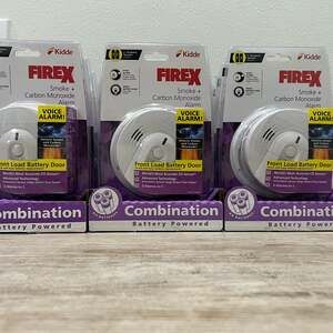 Kidde Firex Hardwired Combination Smoke and Carbon Monoxide Detector&Voice Alarm